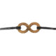 Lesena zapestnica Infinity