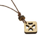 lesena ogrlica deteljica gozdni mož