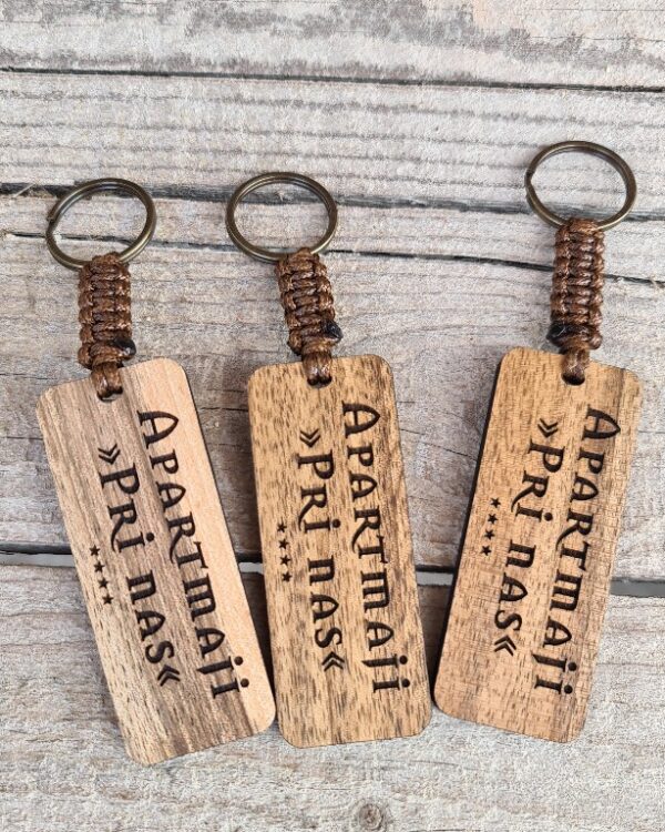 leseni obeski za ključe